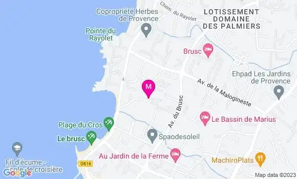 Localisation Restaurant  Le Bounty
