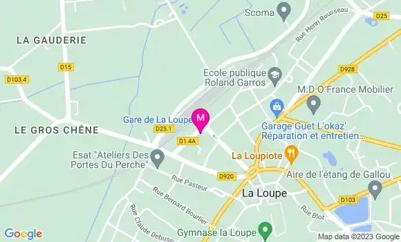 Localisation Restaurant  La Gourmandise