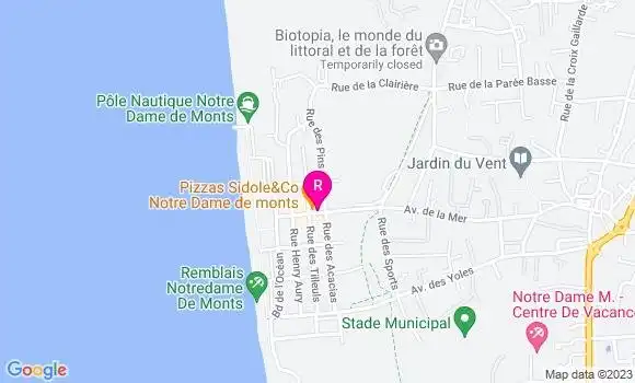 Localisation Restaurant  La Moulerie
