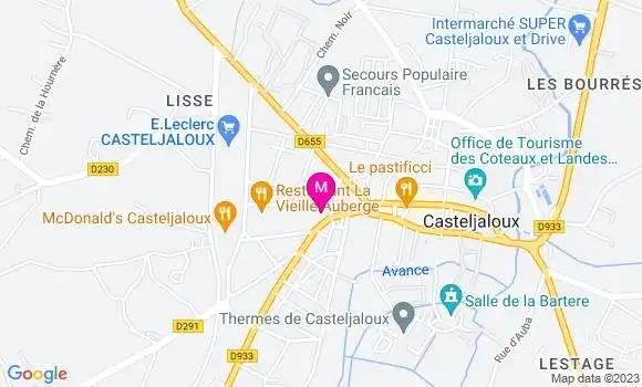 Localisation Restaurant  Le Resto