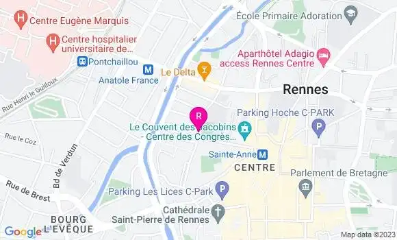 Localisation Pizzeria Le P