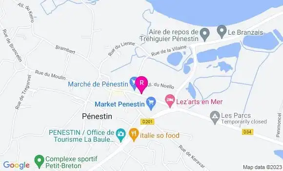 Localisation Restaurant  Les Voyageurs