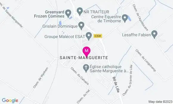 Localisation Taverne Sainte Marguerite