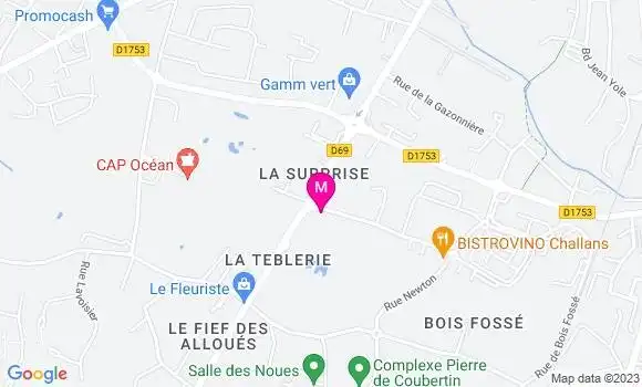 Localisation Restaurant  Le Gourmandin