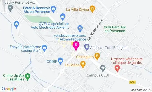 Localisation Brasserie du Centre