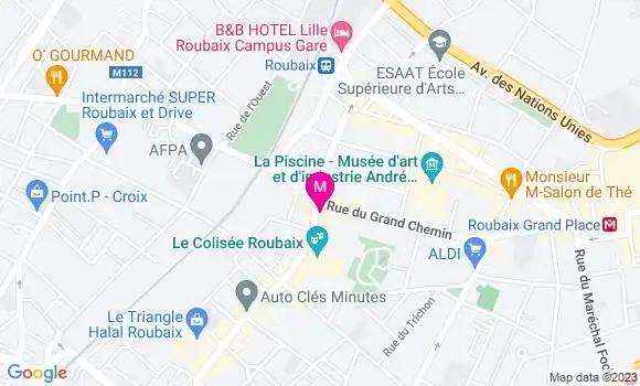 Localisation Restaurant  La Papillotte