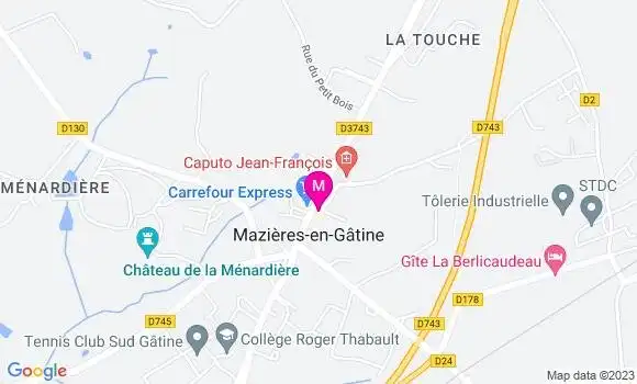 Localisation Restaurant  Le Lavoir