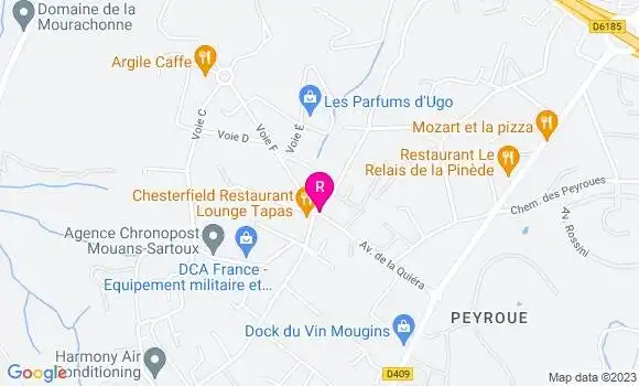 Localisation Restaurant  L