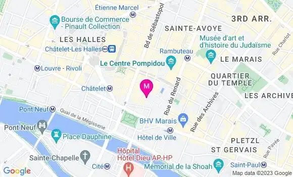 Localisation Restaurant  Le Chant des Voyelles