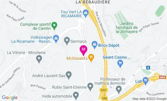 Localisation Restaurant  La Boucherie