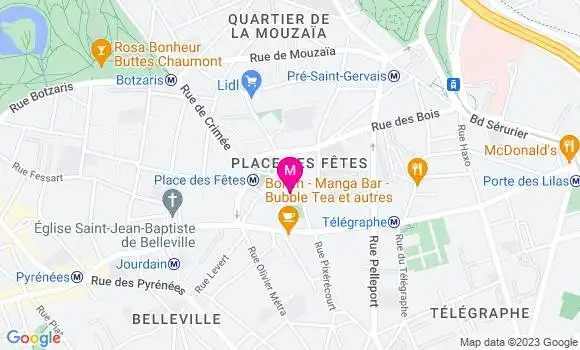 Localisation Restaurant  Le Patio