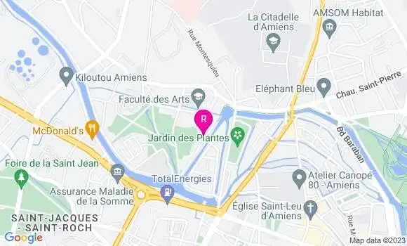 Localisation Restaurant  L