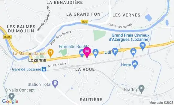 Localisation Restaurant Hôtel Le B Complexe
