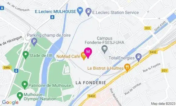 Localisation Restaurant  Nomad Café