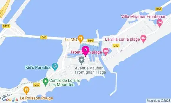 Localisation Restaurant  Baho Beach