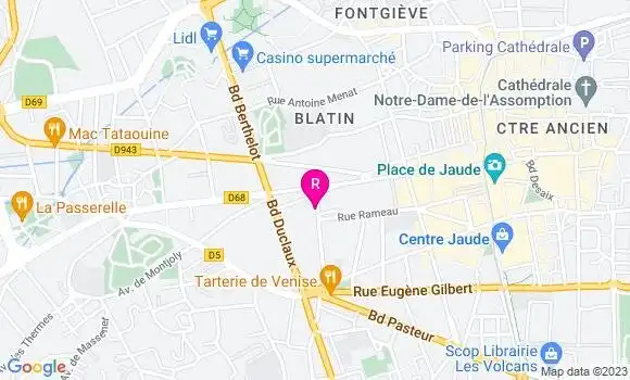 Localisation Brasserie Le Laugan