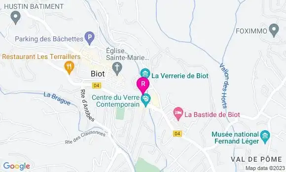 Localisation Restaurant  La Pause