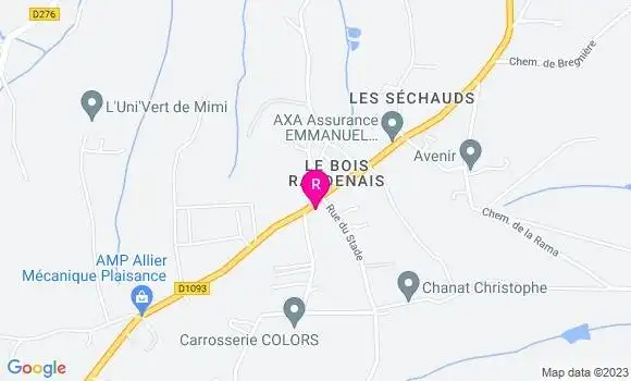 Localisation Restaurant  A l