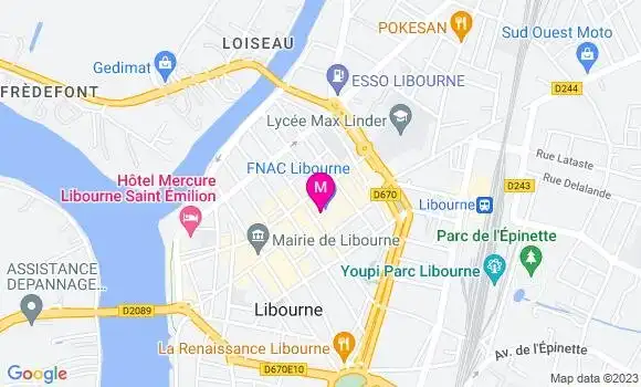 Localisation Restaurant  Le Gambetta