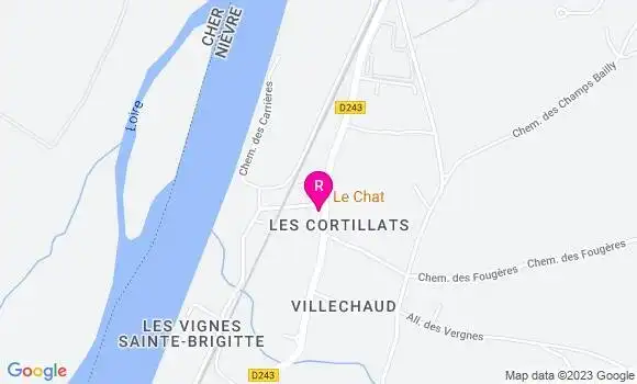 Localisation Restaurant  Le Chat