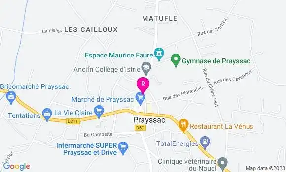Localisation Restaurant  Le Pukèko