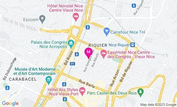 Localisation Restaurant Bar Le Beaumont