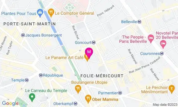 Localisation Restaurant  Vantre