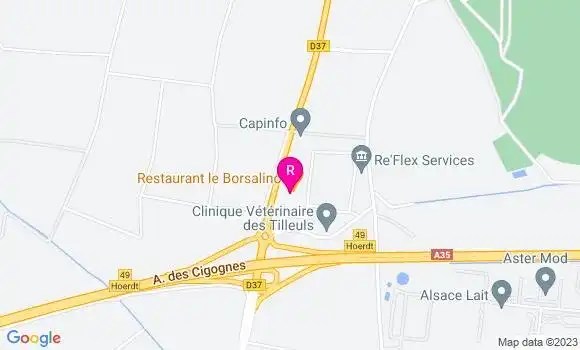 Localisation Restaurant  Le Borsalino