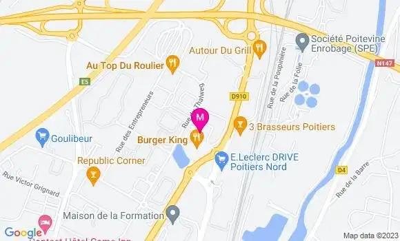 Localisation Restaurant  Le Patio