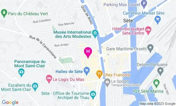 Localisation Restaurant Bar Le Flore