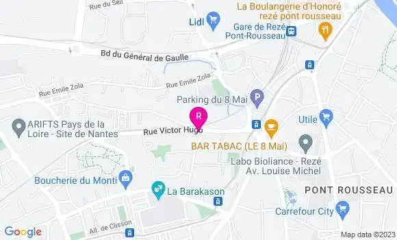 Localisation Le Bistrot Gourmand