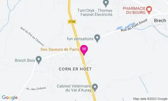 Localisation Restaurant  Au Coq en Pâte
