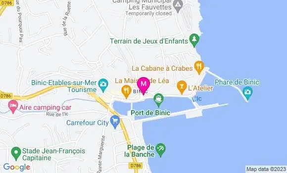Localisation Restaurant  Le Grand Large
