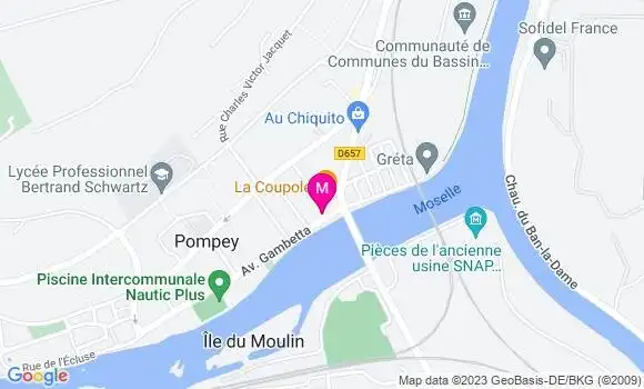 Localisation Restaurant Bar Le Commerce