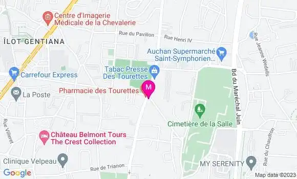 Localisation Restaurant Bar Le Temps d