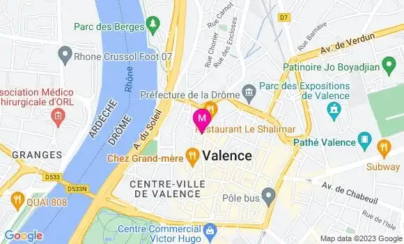 Localisation Restaurant  Le Saint Georges