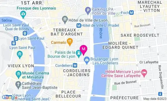 Localisation Brasserie Le Dandy