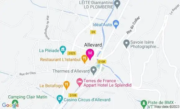 Localisation Crêperie La Flambée