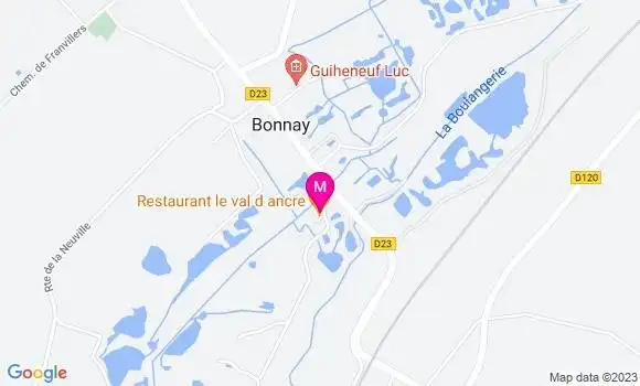 Localisation Restaurant  Le Val d