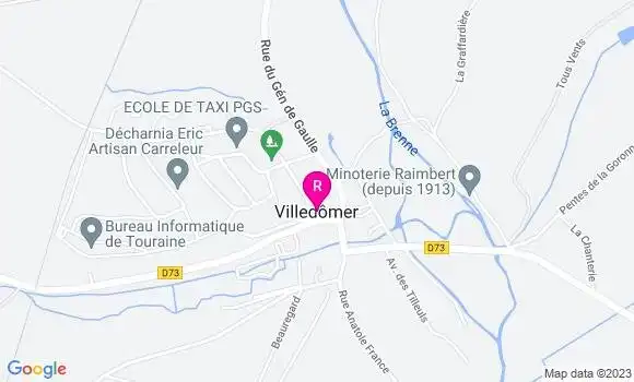Localisation Restaurant Bar Masson Annick Simone