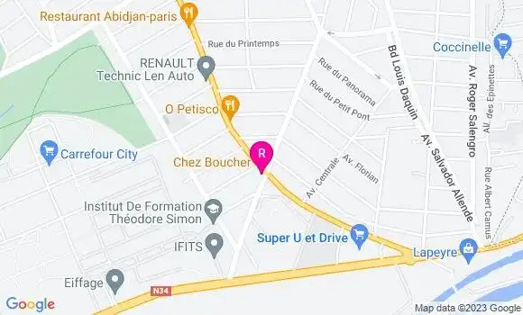 Localisation La Petite Auberge