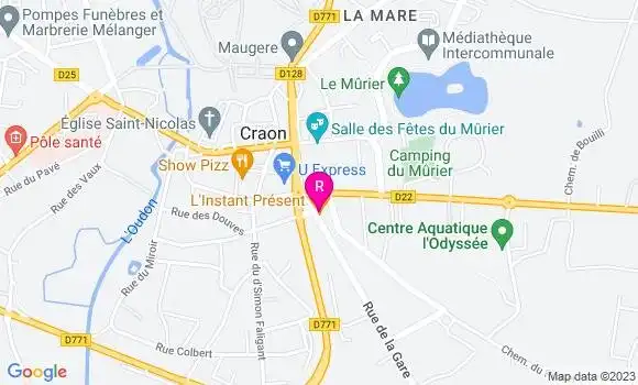 Localisation Restaurant  L