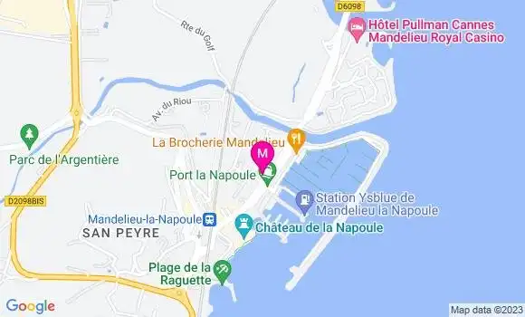 Localisation Restaurant  La Palméa