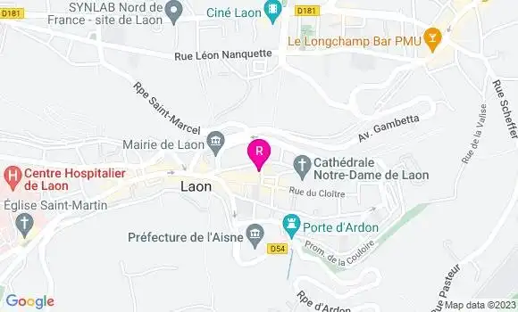 Localisation Pizzeria L