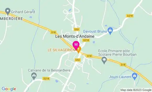 Localisation Restaurant  Relais de la Poste