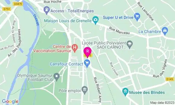 Localisation Restaurant  Le Chemin Vert