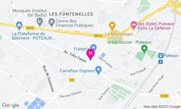 Localisation Restaurant  Le Cadre