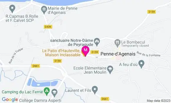 Localisation Restaurant  Le Patio d