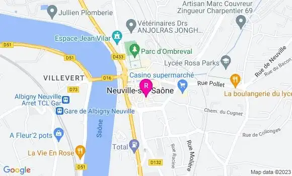 Localisation Restaurant  Au P