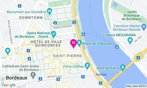 Localisation Le Bistrot du Gabriel